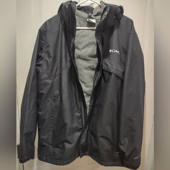 Men's Columbia Omni -tech winter 3 in coat size large - Picture 2 of 11